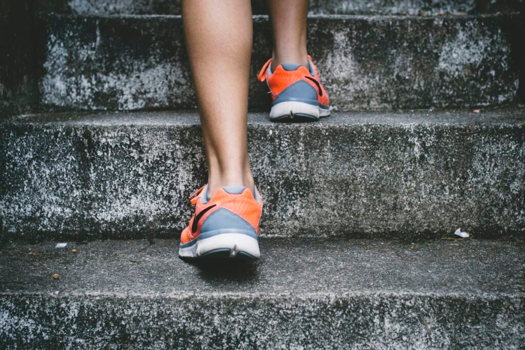 Illustrative stock photo of walking